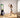 Woman playing fitness game on AEKE smart workout mirror in bright living room