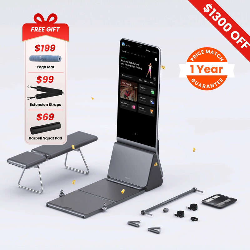 AEKE Fitness Mirror K1 et ses accessoires de musculation
